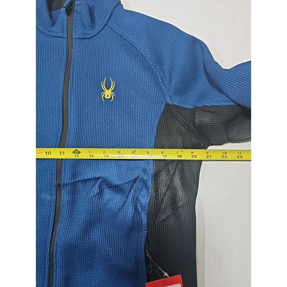 SPYDER Constant Full Zip Fleece Jacket Blue Men's Size M NWT IMPERFECT - 205413‎